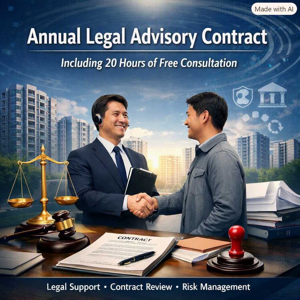 社區法律顧問/年度合約(含每年20小時免費法律諮詢)