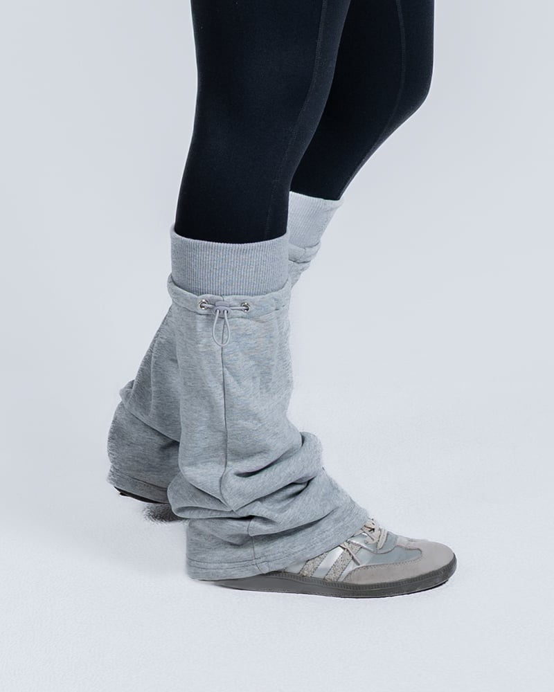 🧦縮口堆堆襪套｜霧灰