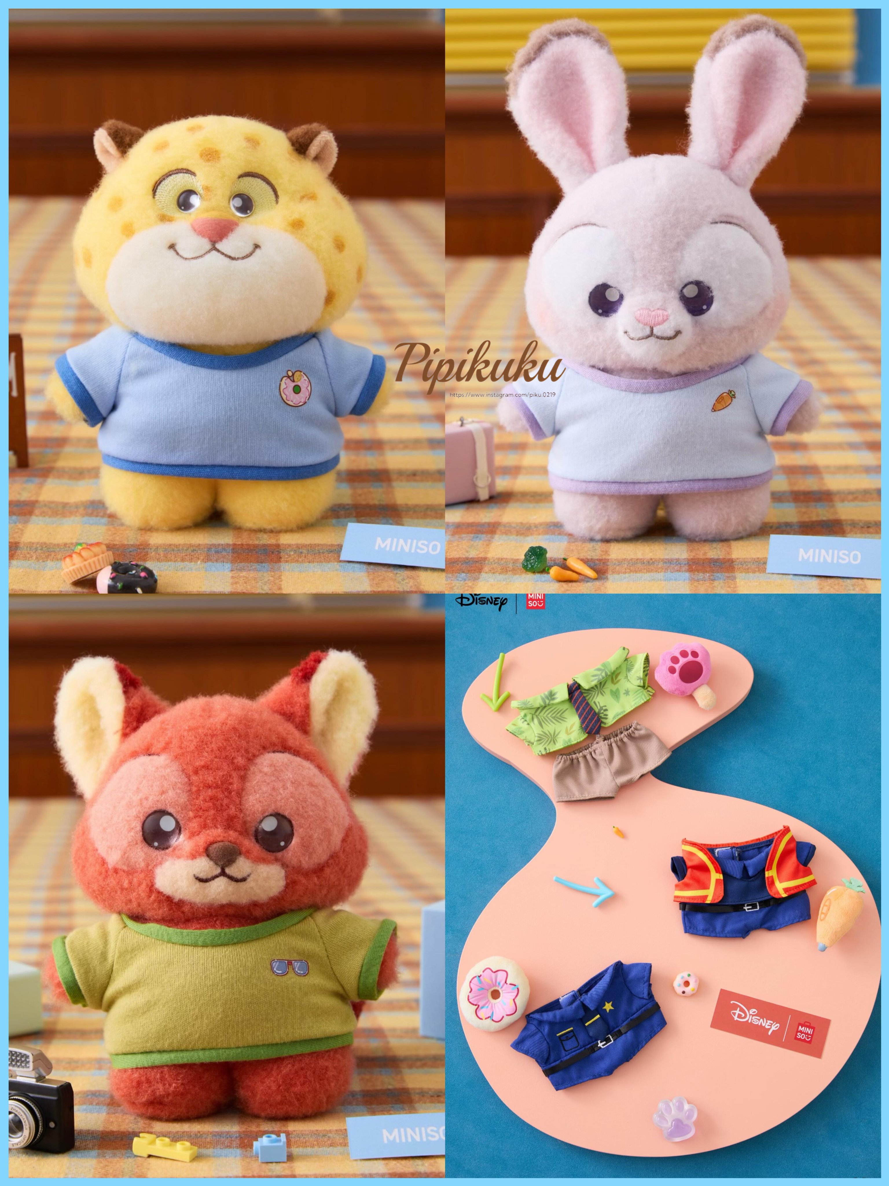 𝐙𝐨𝐨𝐭𝐨𝐩𝐢𝐚海外快閃店《T恤換裝毛絨玩偶》⚠️不含娃衣套組另購!!