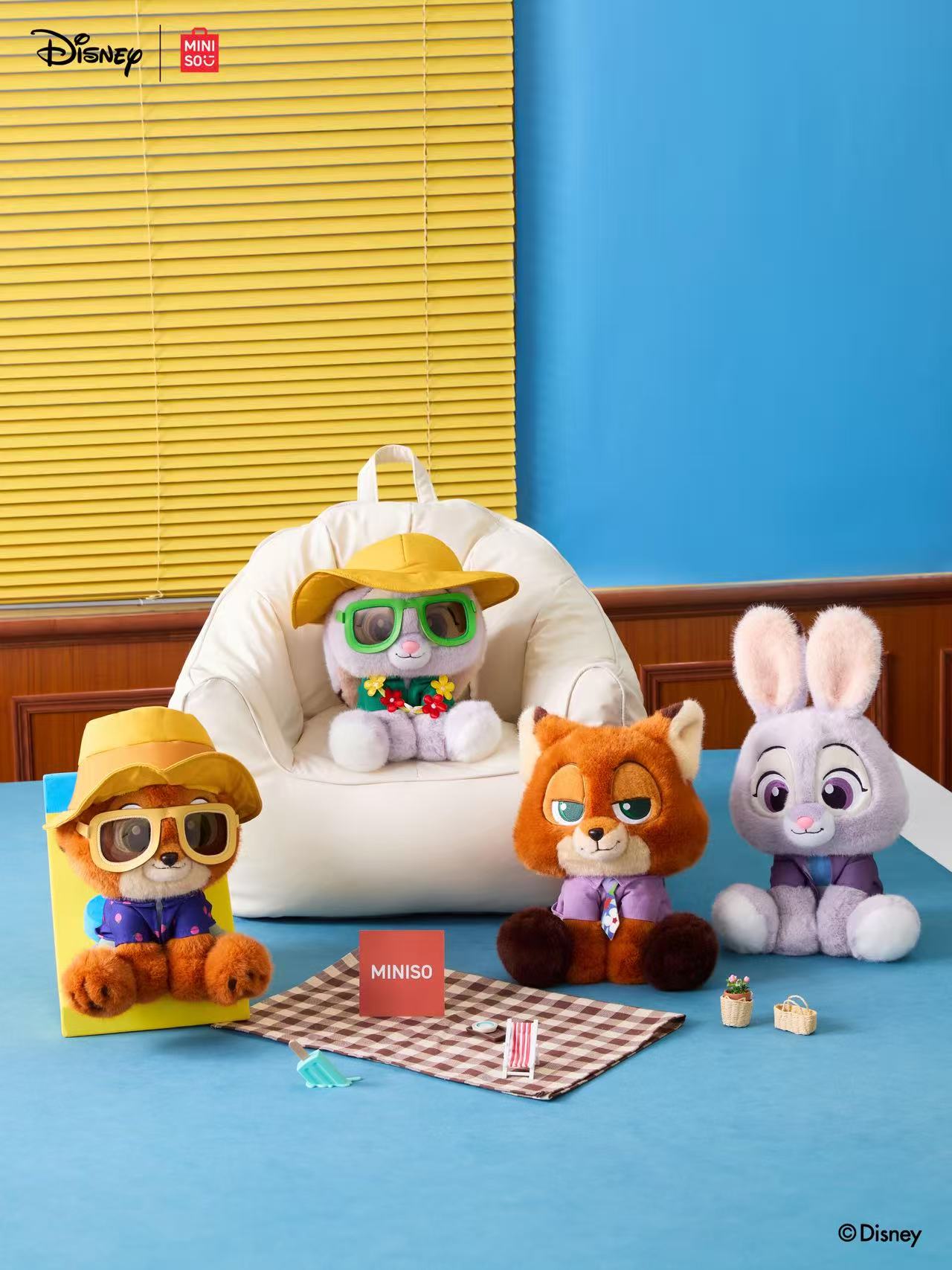 𝐙𝐨𝐨𝐭𝐨𝐩𝐢𝐚海外快閃店《墨鏡度假系列25cm玩偶》