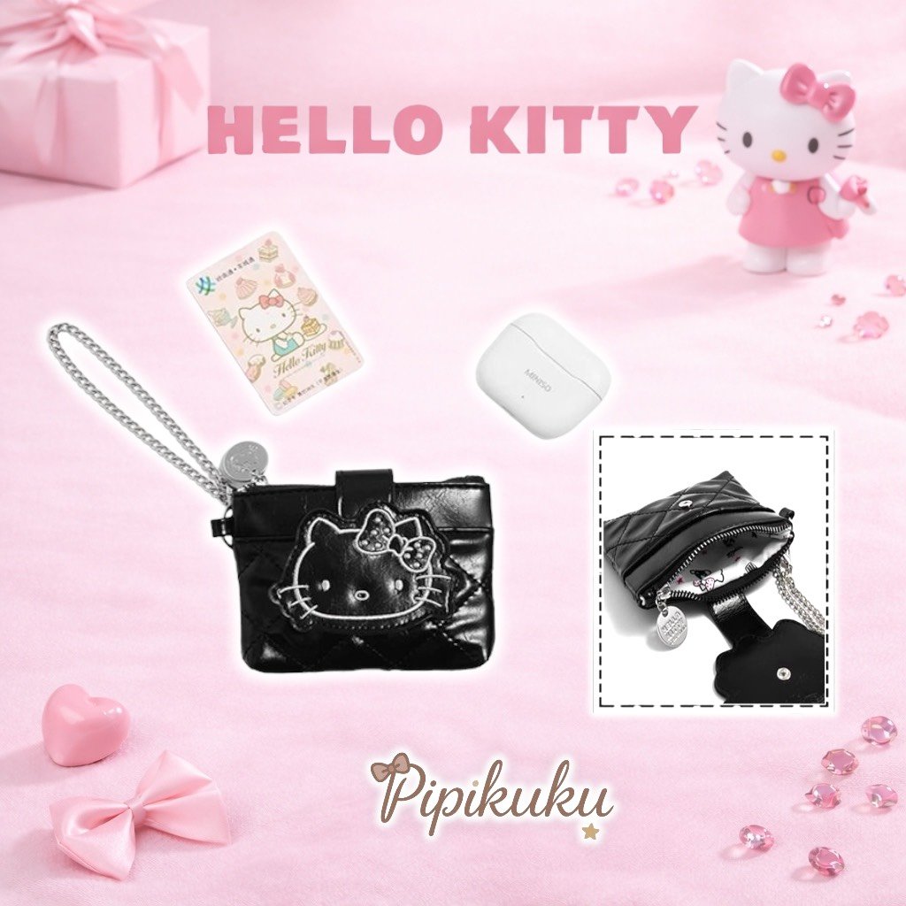 𝗛𝗲𝗹𝗹𝗼 𝗞𝗶𝘁𝘁𝘆快閃店《黑白簡約收納包》