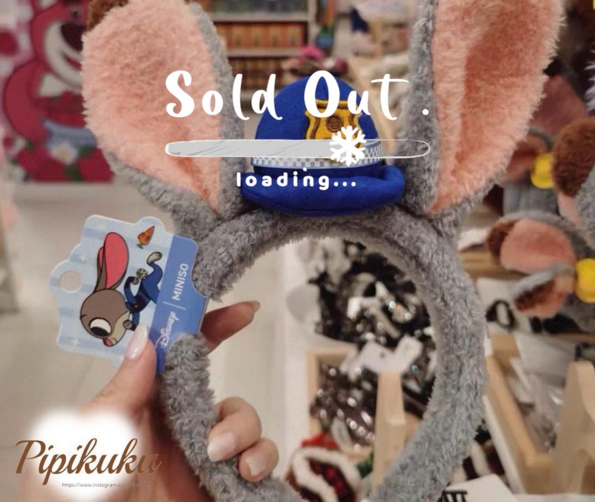 𝐙𝐨𝐨𝐭𝐨𝐩𝐢𝐚海外快閃店《Judy兔警官髮箍》