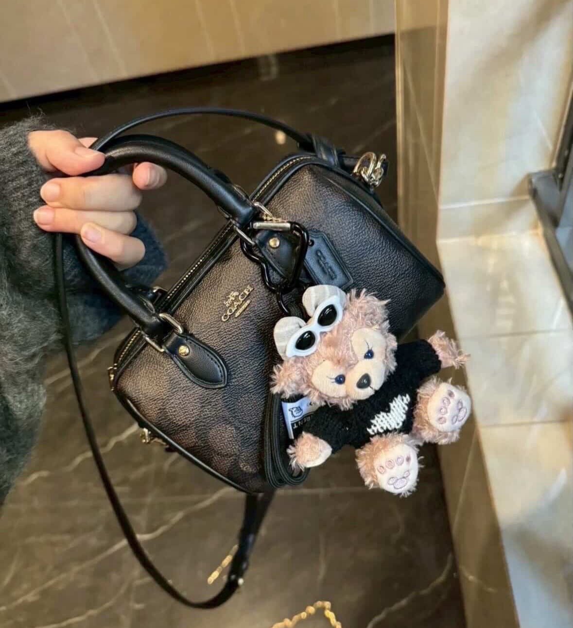 訂金｜手作原創款｜玫玫熊熊掛件$490