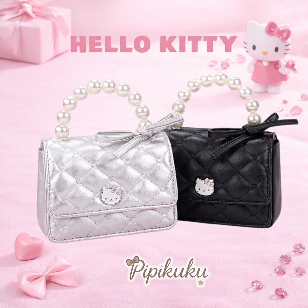 𝗛𝗲𝗹𝗹𝗼 𝗞𝗶𝘁𝘁𝘆快閃店《珍珠鏈條minii斜胯包》