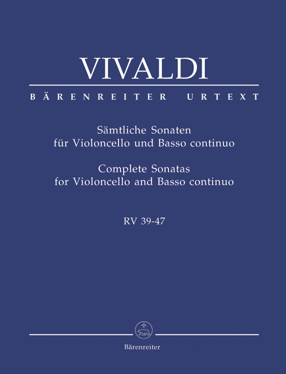 A. Vivaldi : Complete Sonatas for Violoncello and Basso continuo RV 39-47