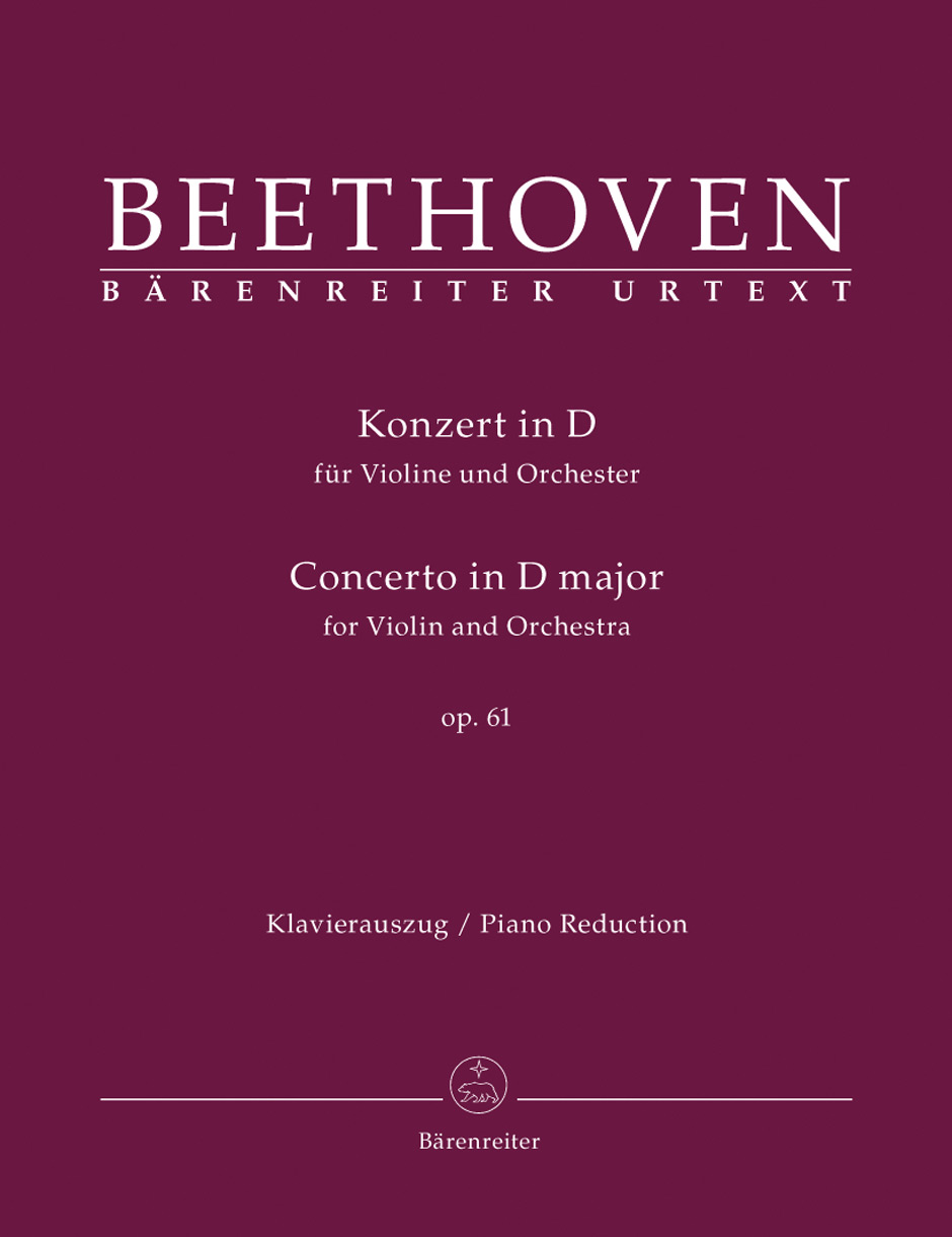 L. v. Beethoven : Concerto for Violin and Orchestra in D major op. 61