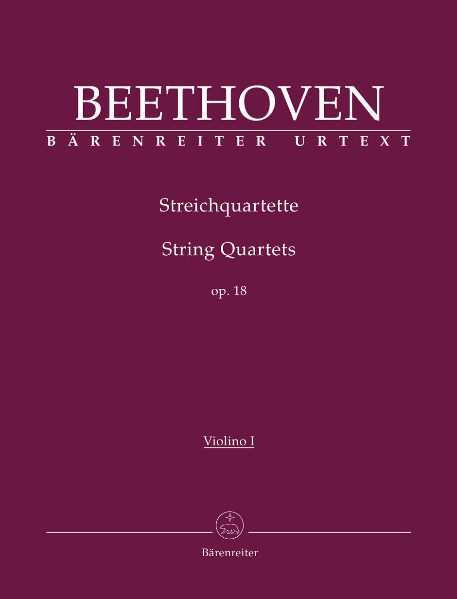 L. v. Beethoven：String Quartets op. 18