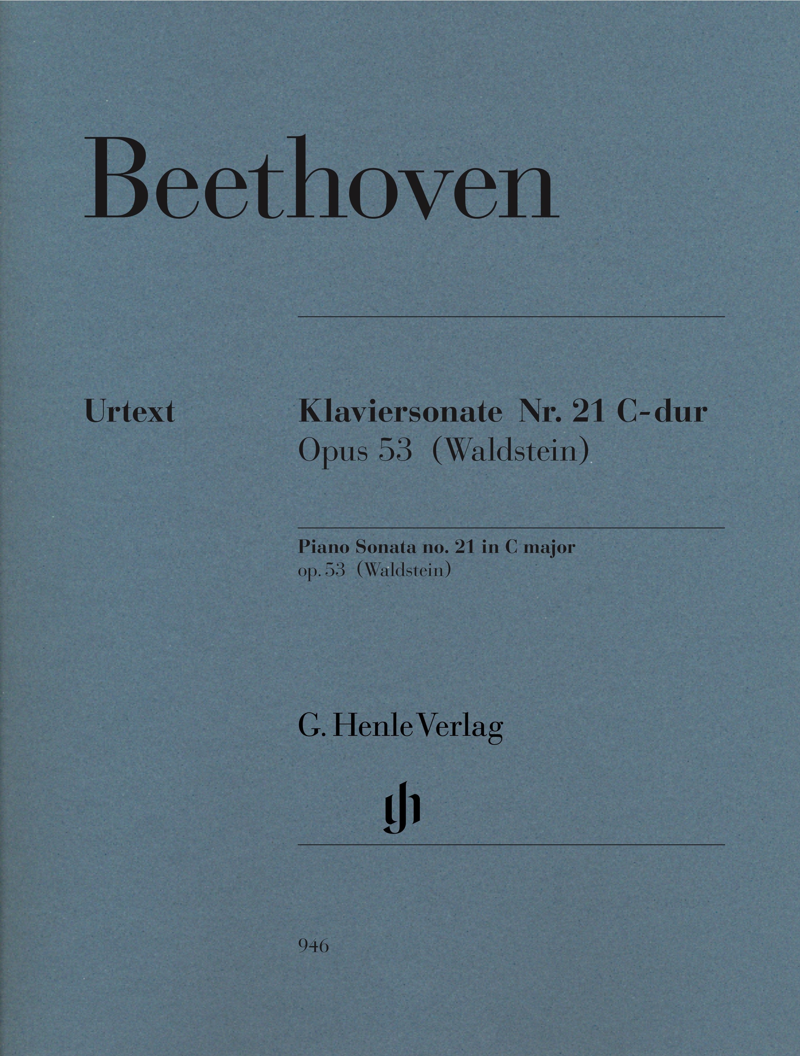 L. v. Beethoven：Piano Sonata no. 21 C major op. 53 (Waldstein)   貝多芬：C大調 第21號鋼琴奏鳴曲 作品53《華爾斯坦》