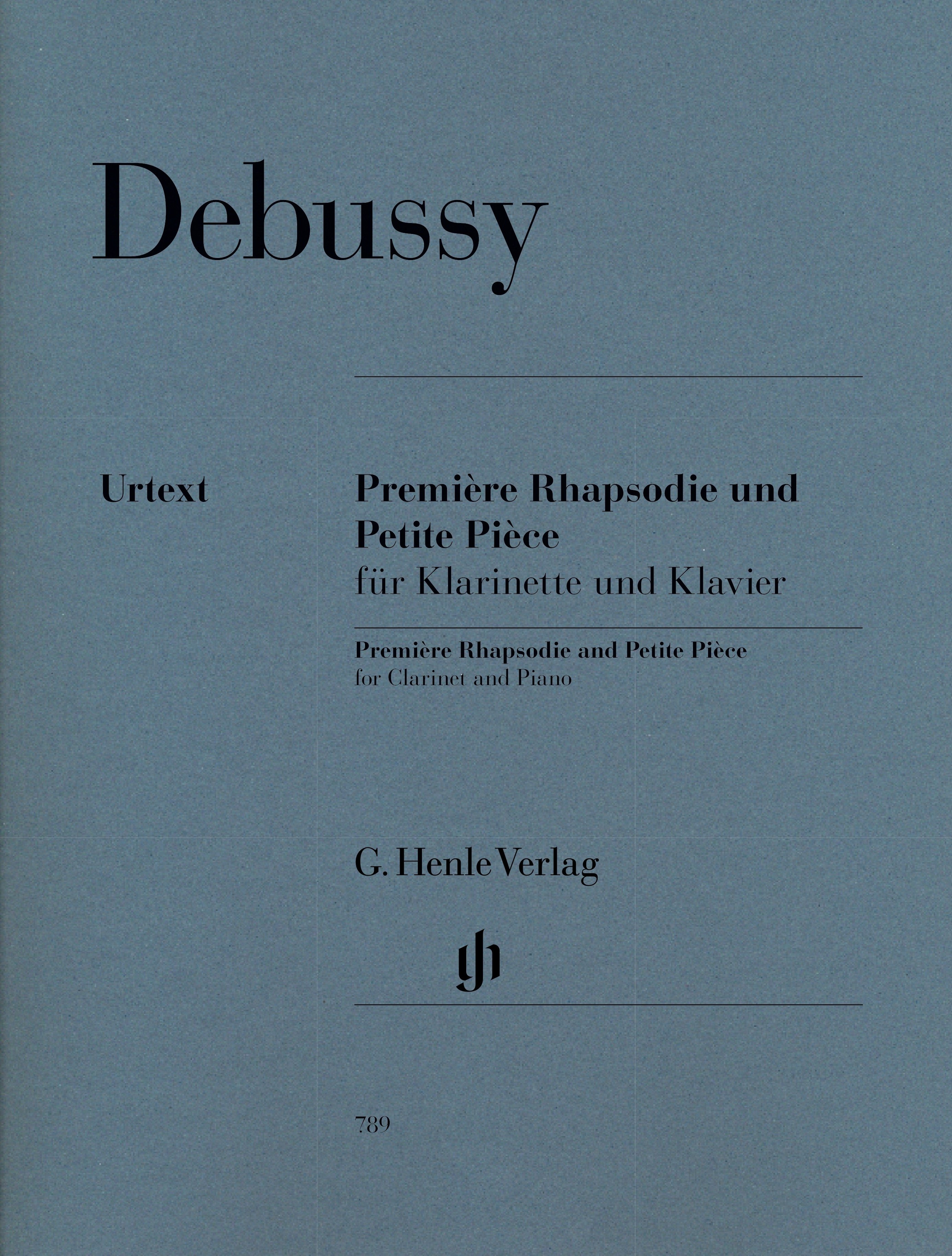 C. Debussy : Première Rhapsodie and Petite Pièce for Clarinet and Piano   德布西 : 第一號狂想曲or為降B調單簧管的狂想曲