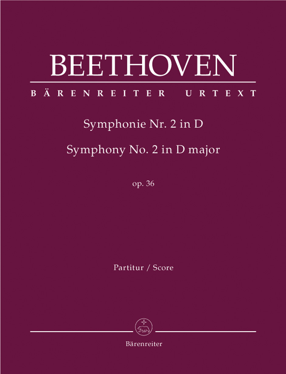 L. v. Beethoven : Symphony No. 2 in D maj op. 36  貝多芬：D大調 第2號交響曲 作品. 36