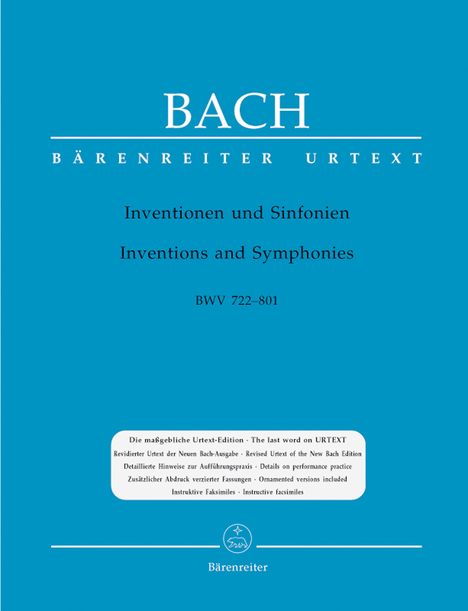 J. S. Bach : Inventions and Sinfonias  BWV 772-801