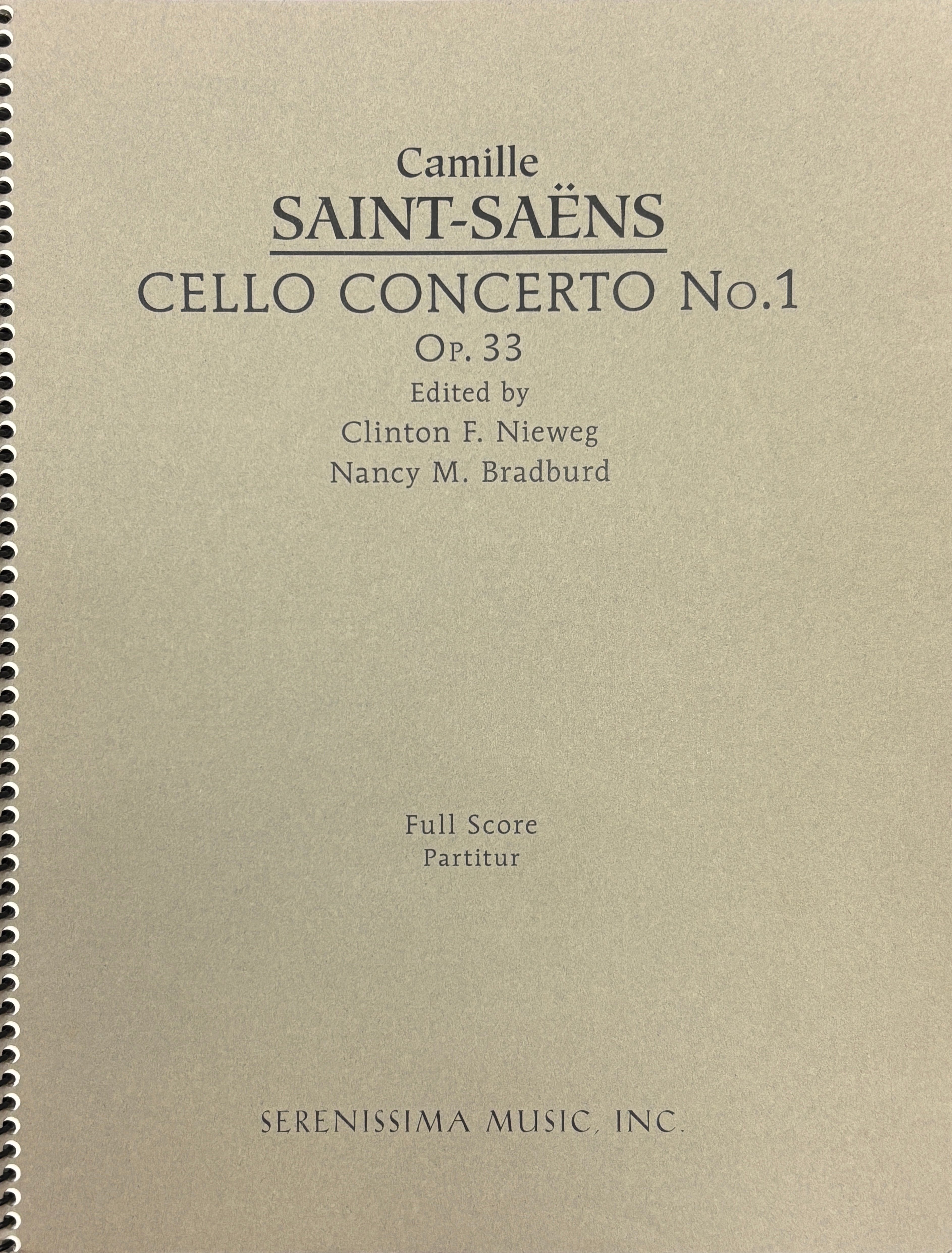 CELLO CONCERTO NO.1