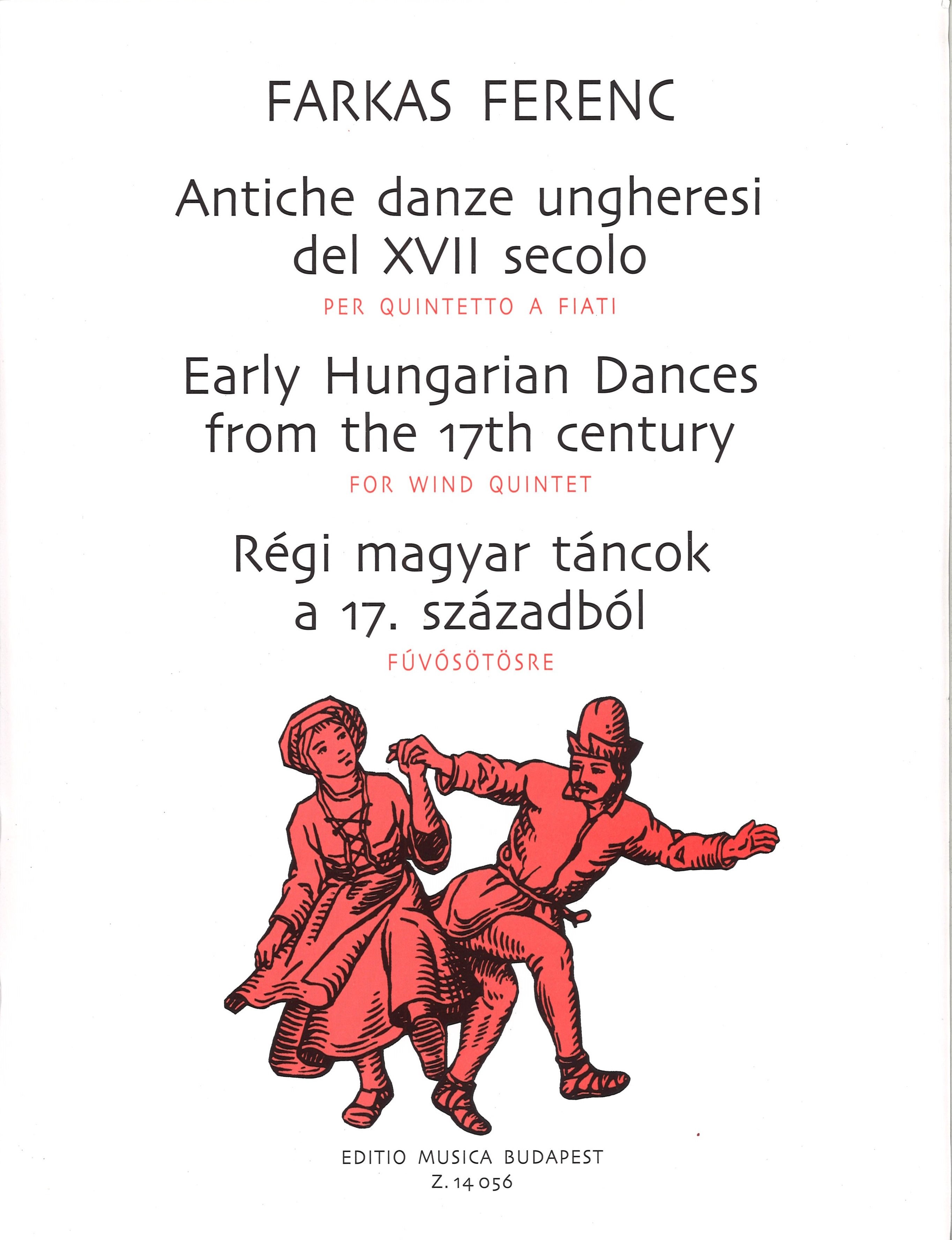 Early Hungarian Dances from the 17. century for wind quintet
