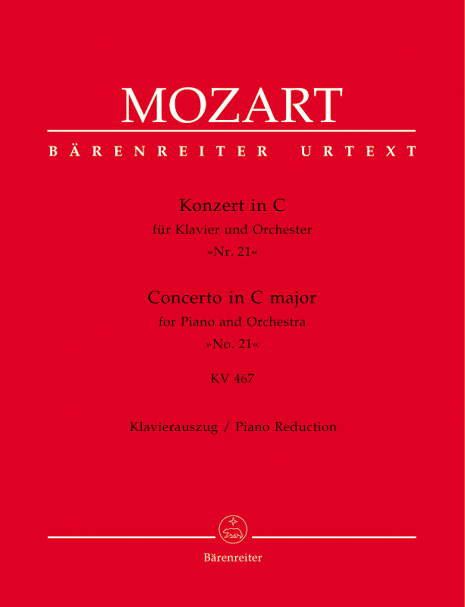 W. A. Mozart : Concerto for Piano no. 21 in C major K. 467