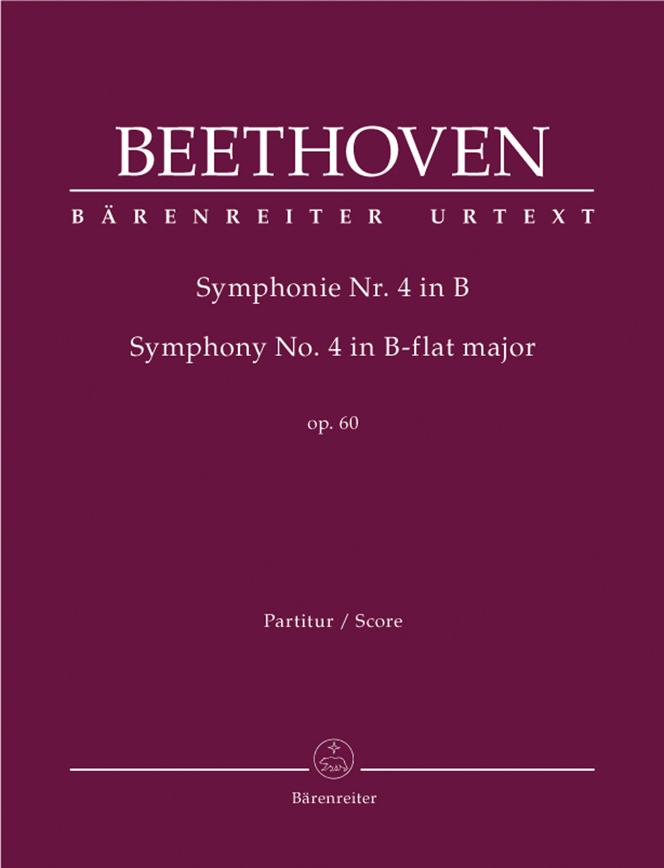 L. v. Beethoven : Symphony No. 4 in B-flat maj op. 60  貝多芬：降B大調 第4號交響曲 作品. 60