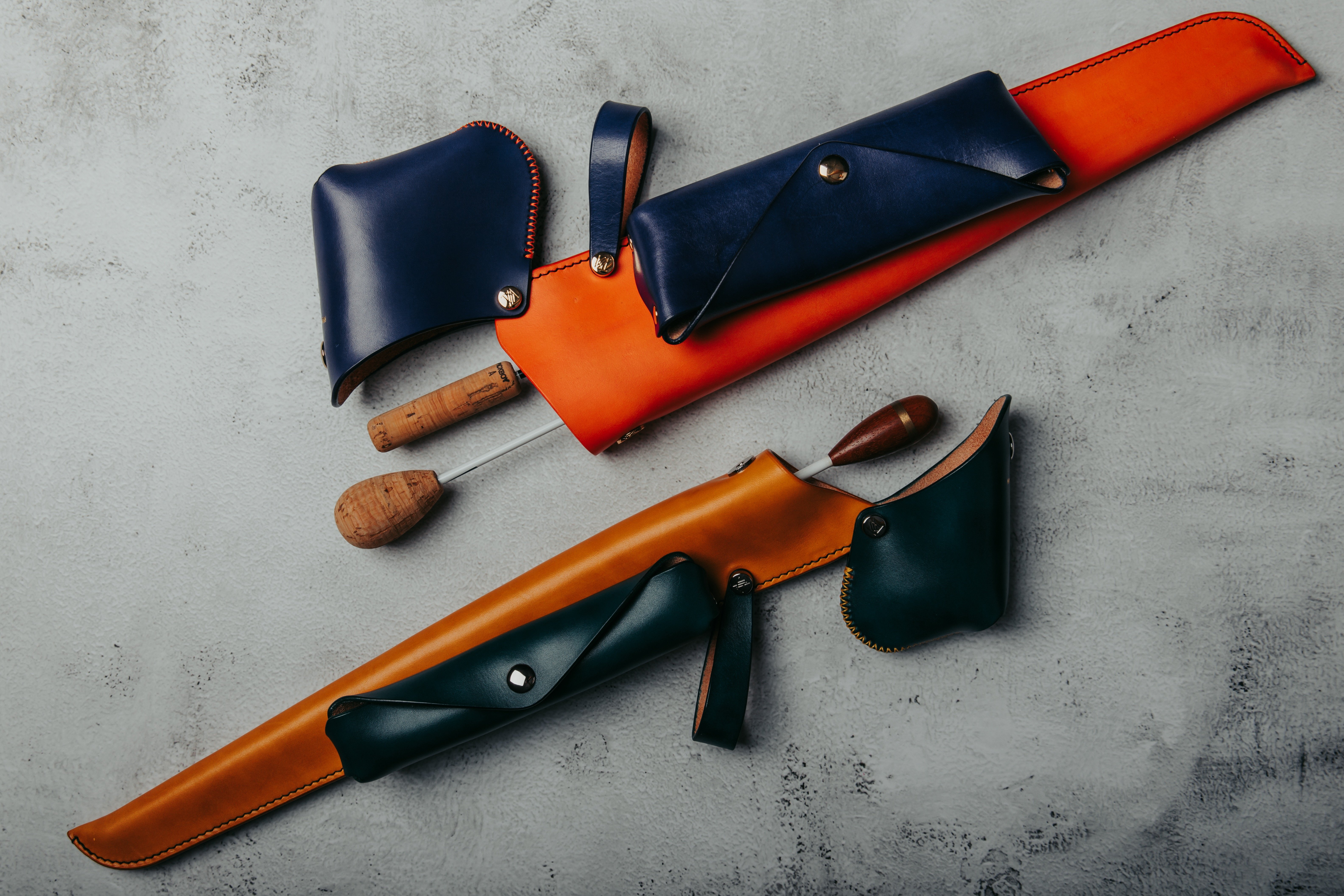 一支裝精品真皮指揮棒套