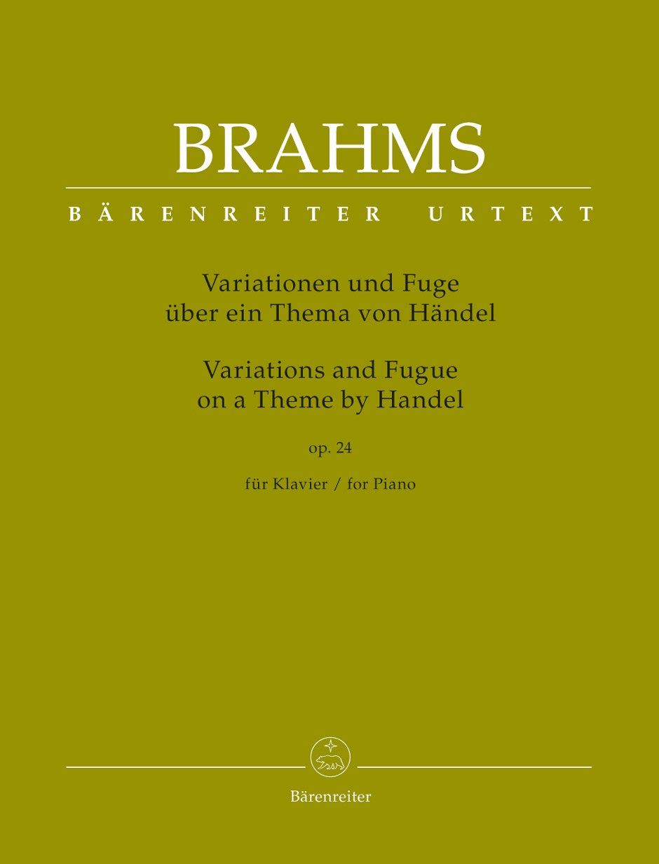 J. Brahms : Variations and Fugue on a Theme by Handel op. 24  布拉姆斯：變奏曲與賦格曲 作品24