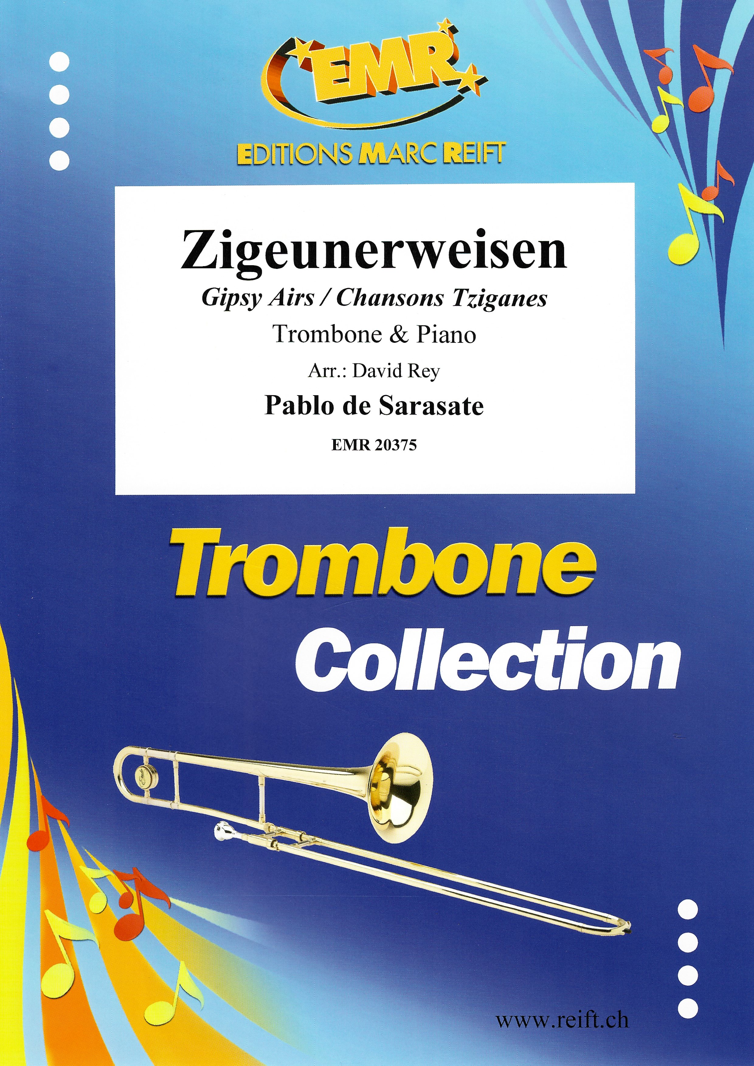Zigeunerweisen Gipsy Airs / Chansons Tziganes Trombone & Piano