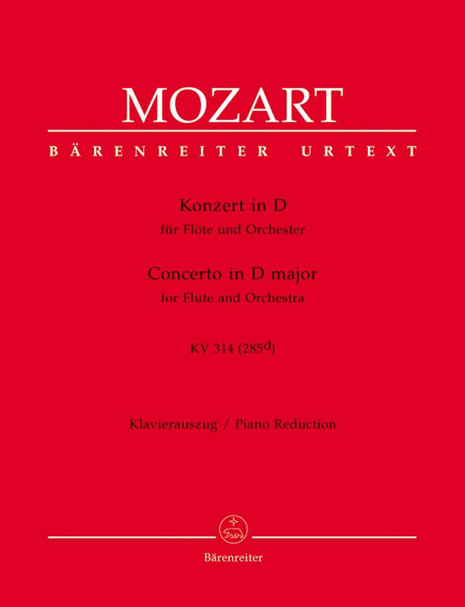 W. A. Mozart : Concerto for Flute and Orchestra in D major K. 314 (285d)Detailed
