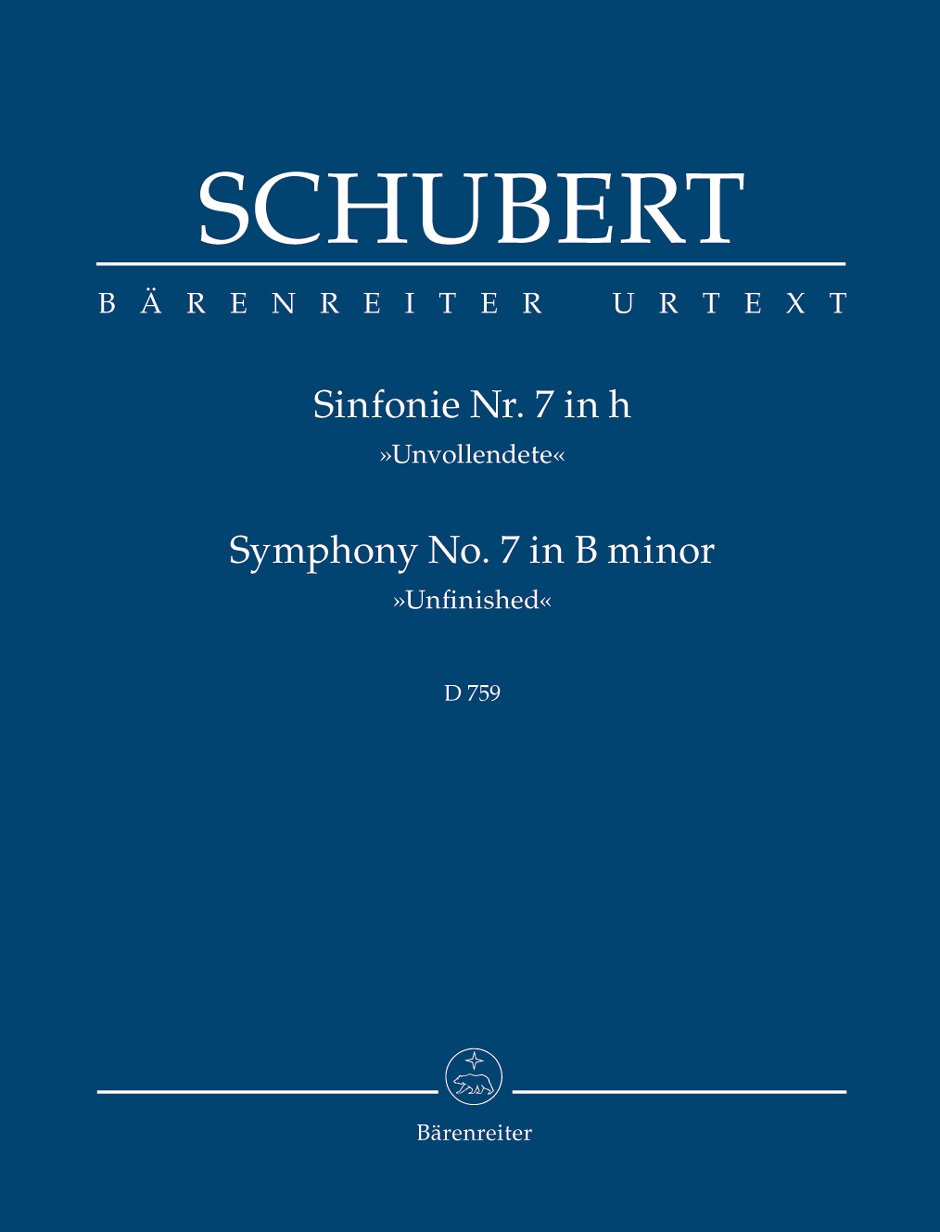 F. Schubert : "Symphony No. 7 in B min ""Unfinished""  D 759"  舒伯特：B小調 第7號交響曲 未完成