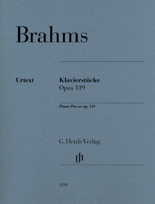 J.Brahms：Piano Pieces op. 119　布拉姆斯：四首鋼琴小品 作品119