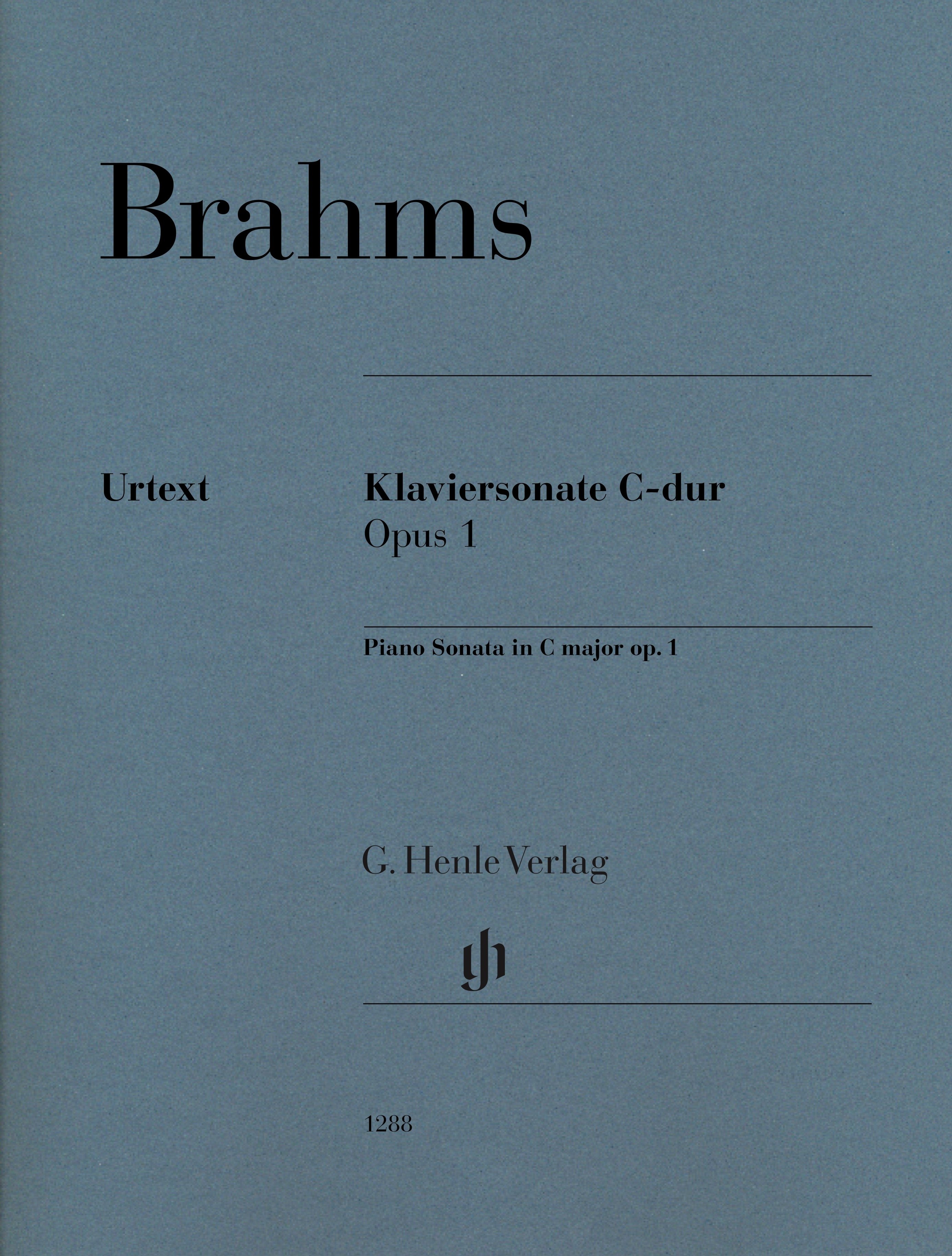 J.Brahms：Piano Sonata C major op. 1  布拉姆斯：第一號C大調鋼琴奏鳴曲