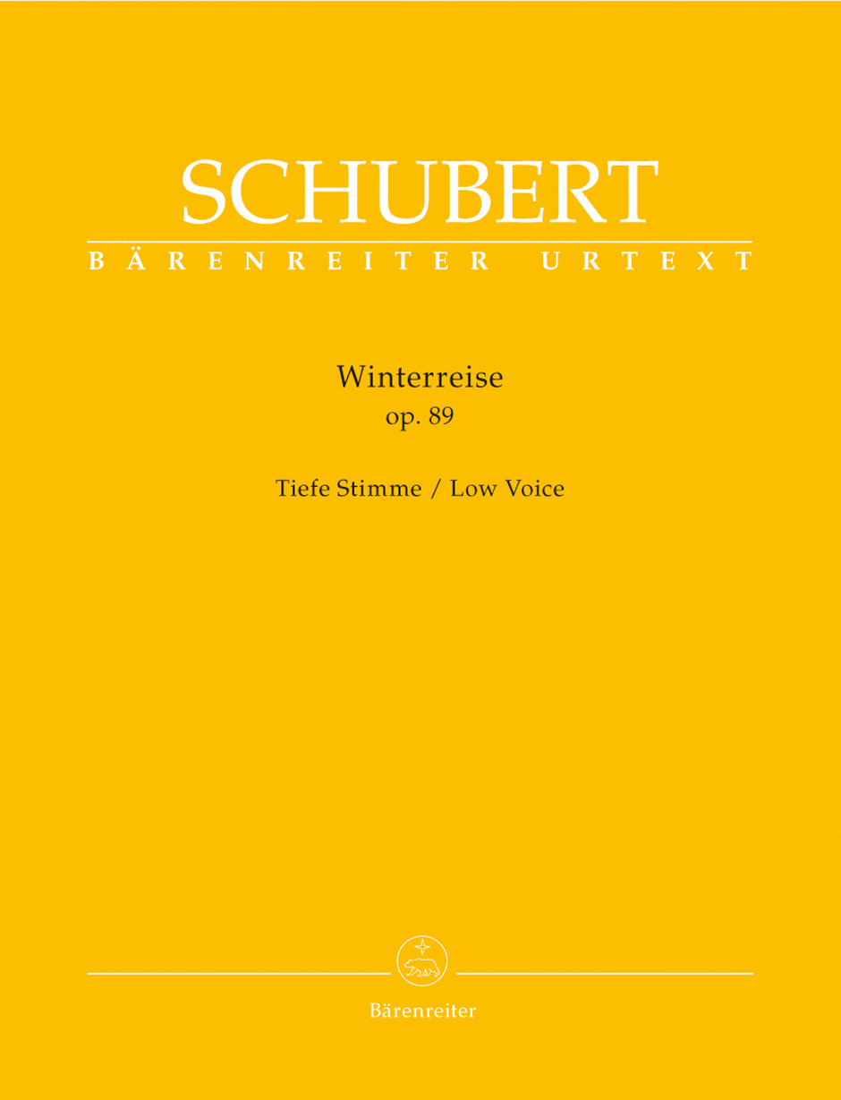 F. Schubert : Winterreise op. 89  for low voice　  舒伯特：冬之旅 作品. 89 　for　Low Voice