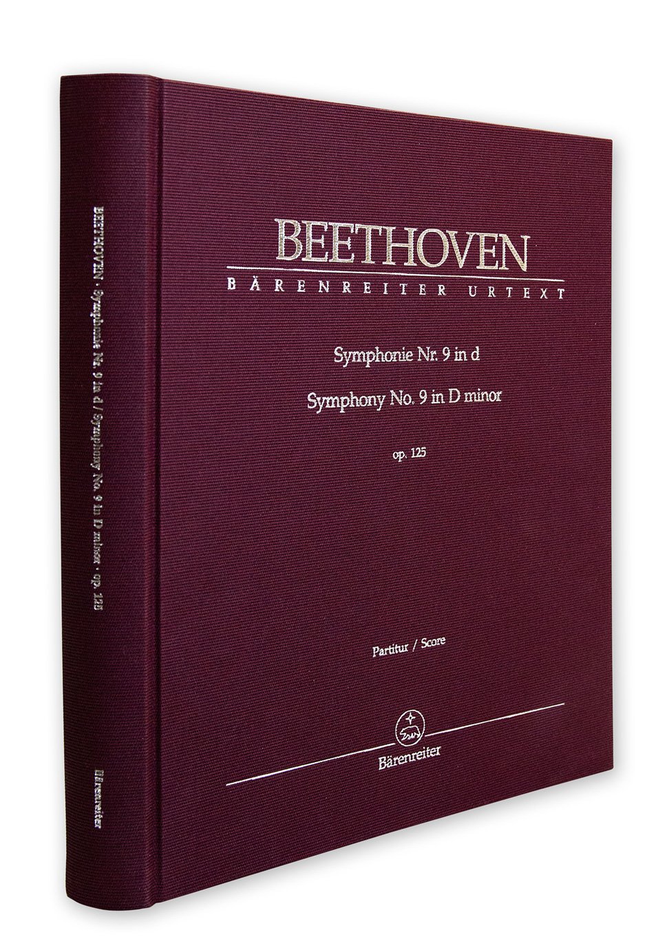 L. v. Beethoven : Symphony No. 9 in D min op. 125   貝多芬：D小調 第9號交響曲 作品. 125 合唱 精裝版