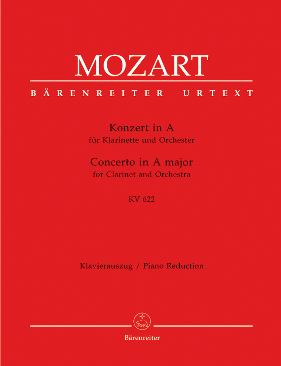 W. A. Mozart :  Concerto in A maj K. 622 for Clarinet and Orchestra