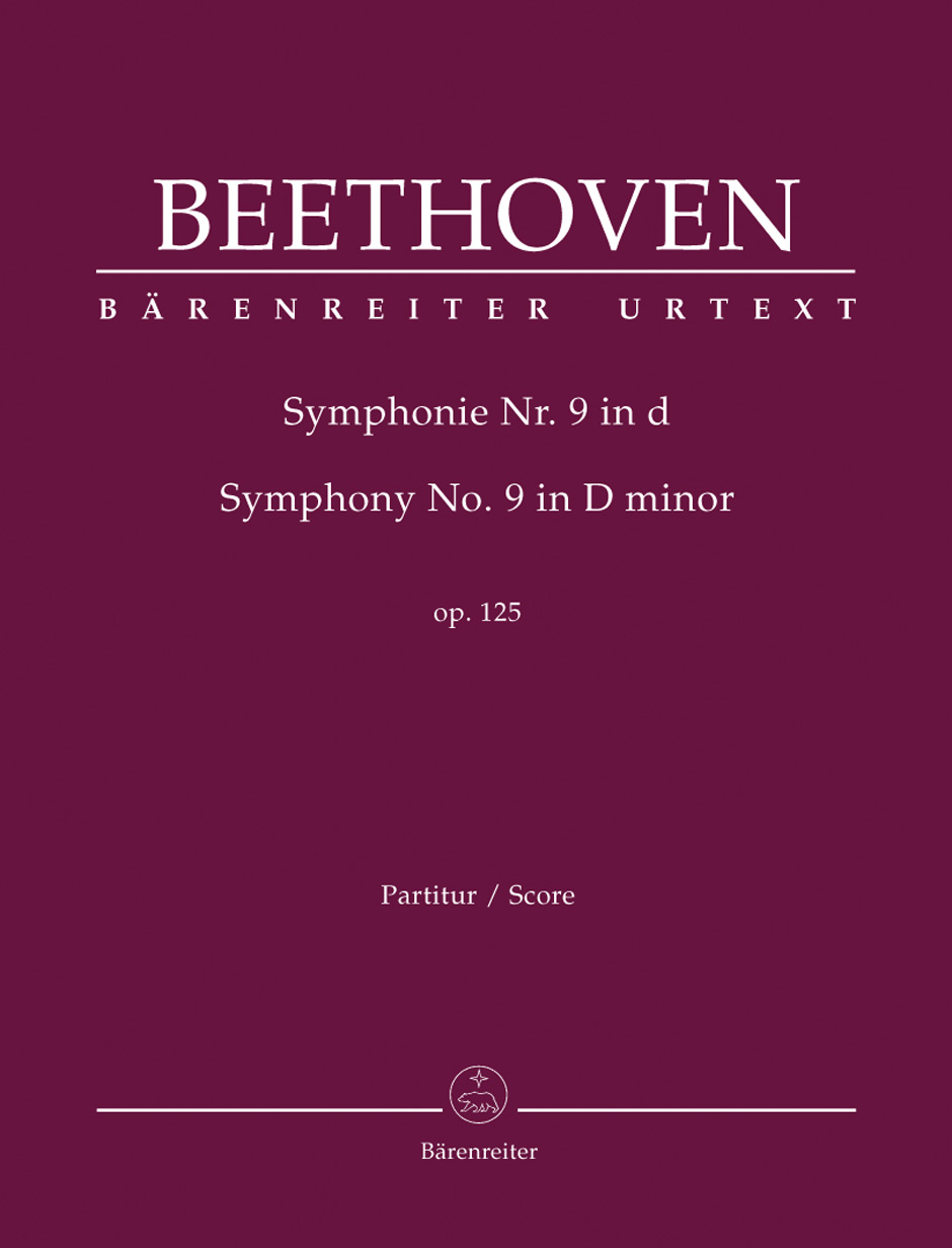 L. v. Beethoven : Symphony No. 9 in D min op. 125   貝多芬：D小調 第9號交響曲 作品. 125 合唱