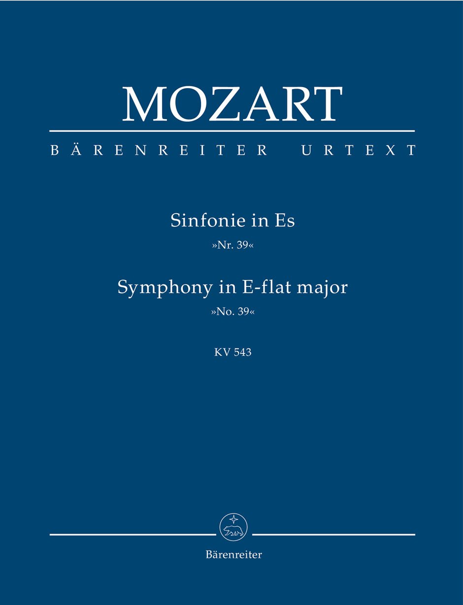 W. A. Mozart : Symphony No. 39 in E-flat maj K. 543  莫札特：降E大調 第39號交響曲 作品KV. 543