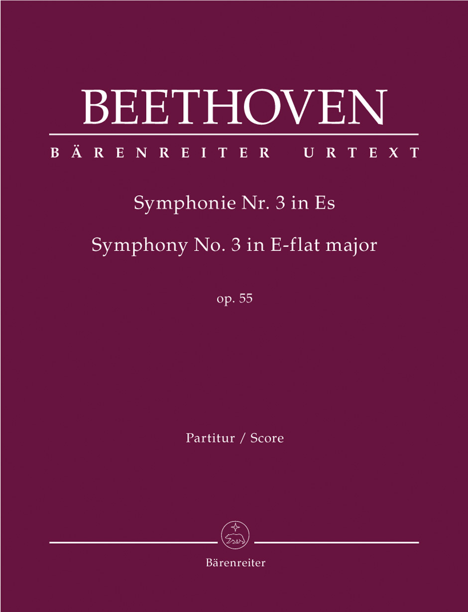 L. v. Beethoven : Symphony No. 3 in E-flat maj op. 55  貝多芬：降E大調 第3號交響曲 作品. 55 英雄