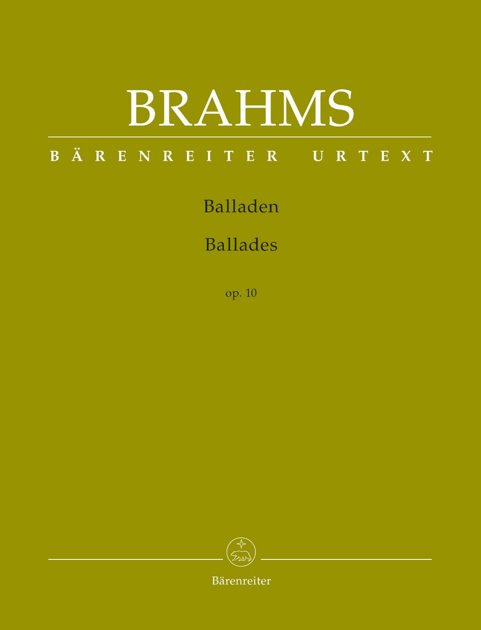 J. Brahms : Ballades op. 10