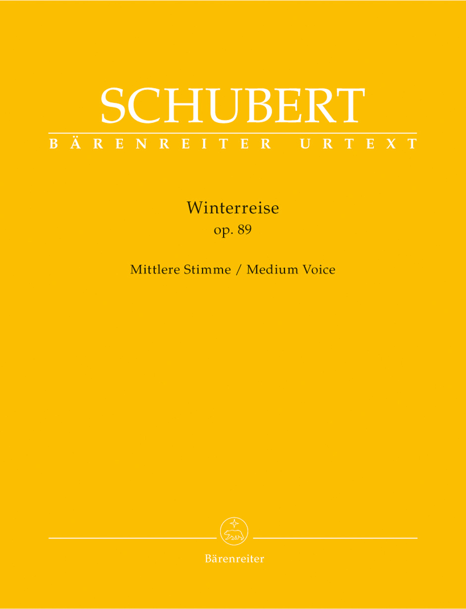 F. Schubert : Winterreise op. 89  for middle voice  舒伯特：冬之旅 作品. 89 for middle voice