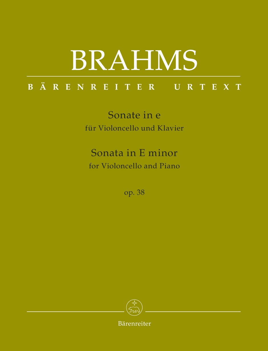 J. Brahms : Sonata for Violoncello and Piano in E minor op. 38