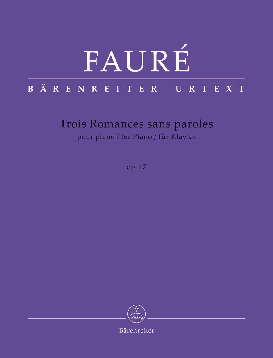 Trois Romances sans paroles for Piano op. 17 N 52