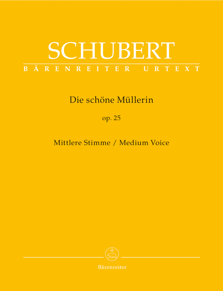 F. Schubert : "Die schoene Muellerin op. 25  for medium voice"  舒伯特：美麗的磨坊少女 作品. 25 for medium voice