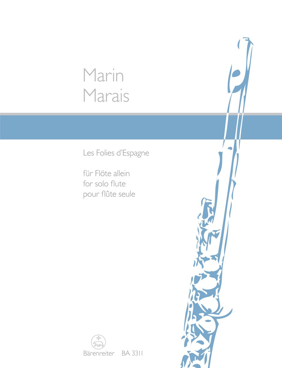 M. Marais : Les Folies d'Espagne for solo flute