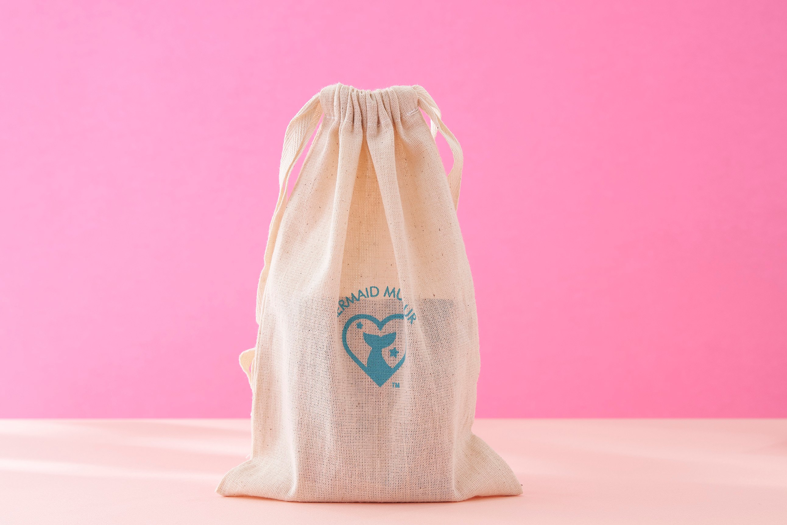 Mermaid Murmur品牌專屬棉麻束口袋