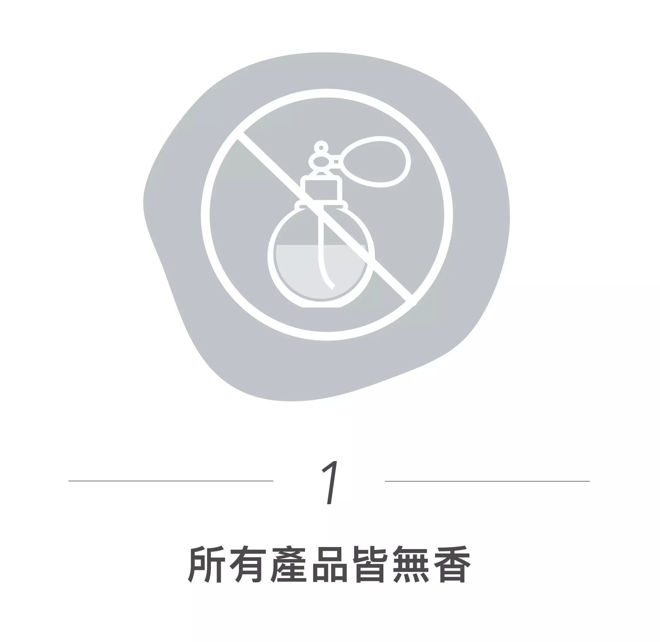 Derma堅持研發無香產品