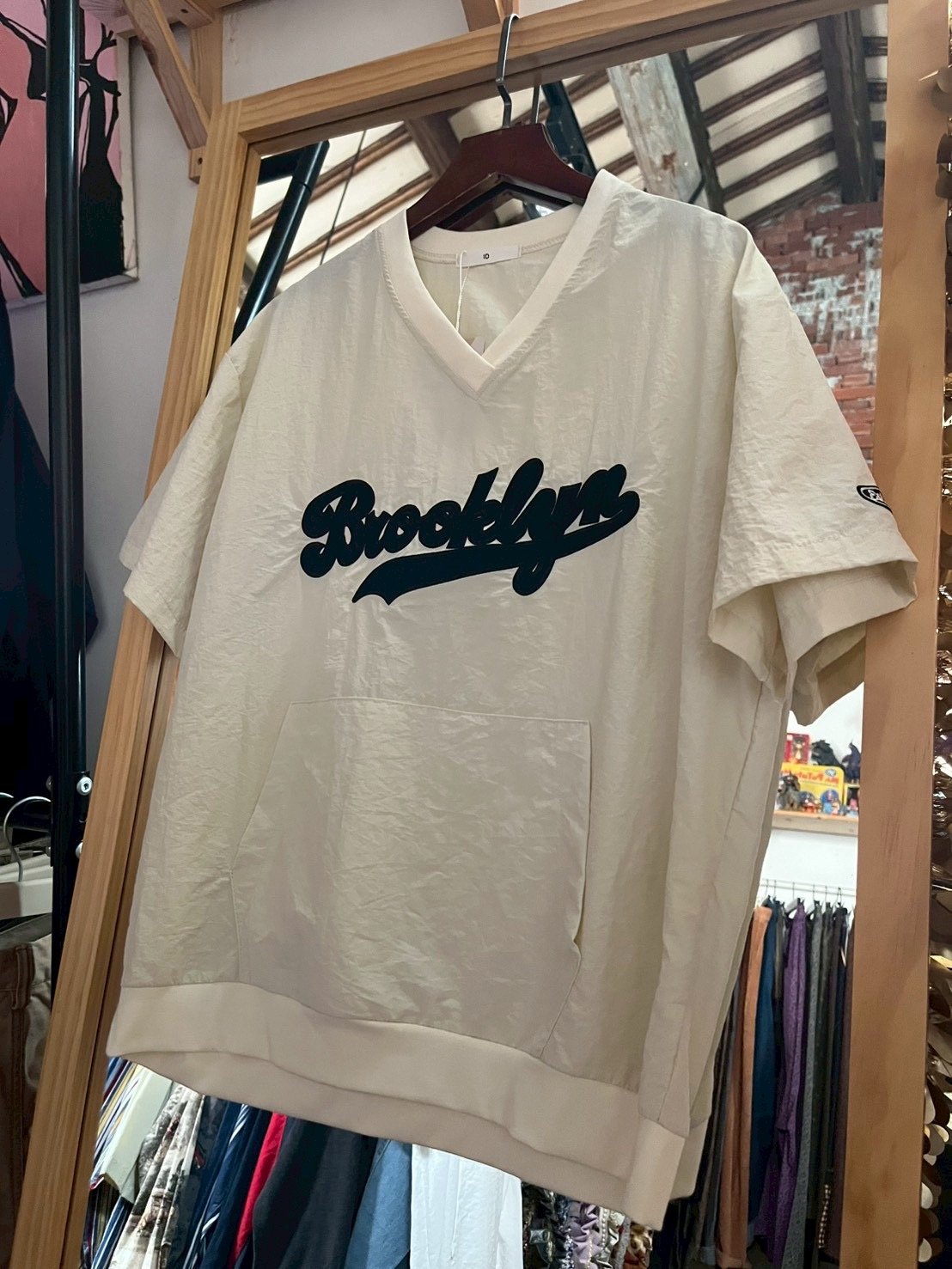 ✿全新選物✿ {A045} 電繡罩衫（杏）