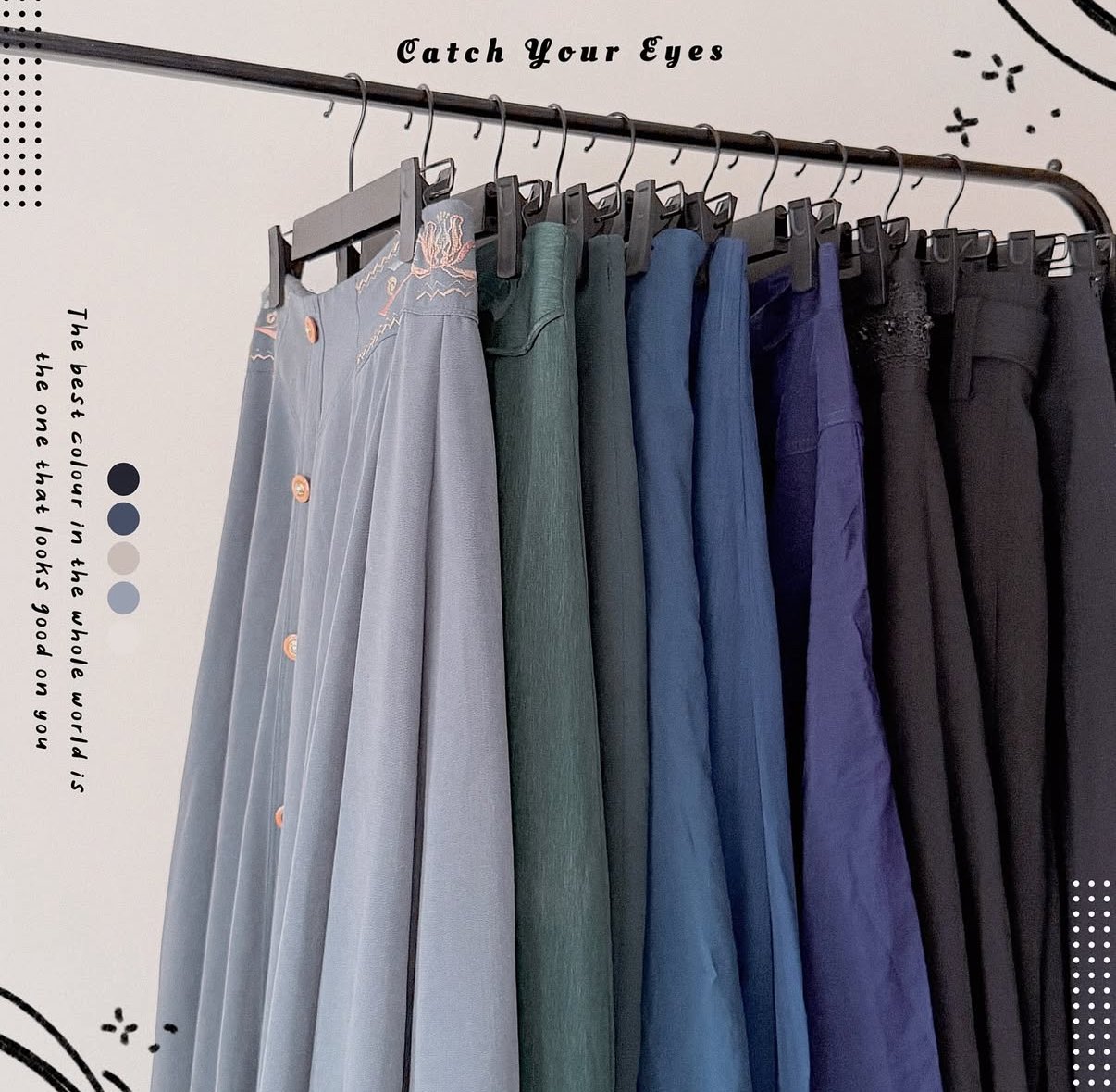 ✿眨眼有電✿ {M0190} 多款-素面美裙