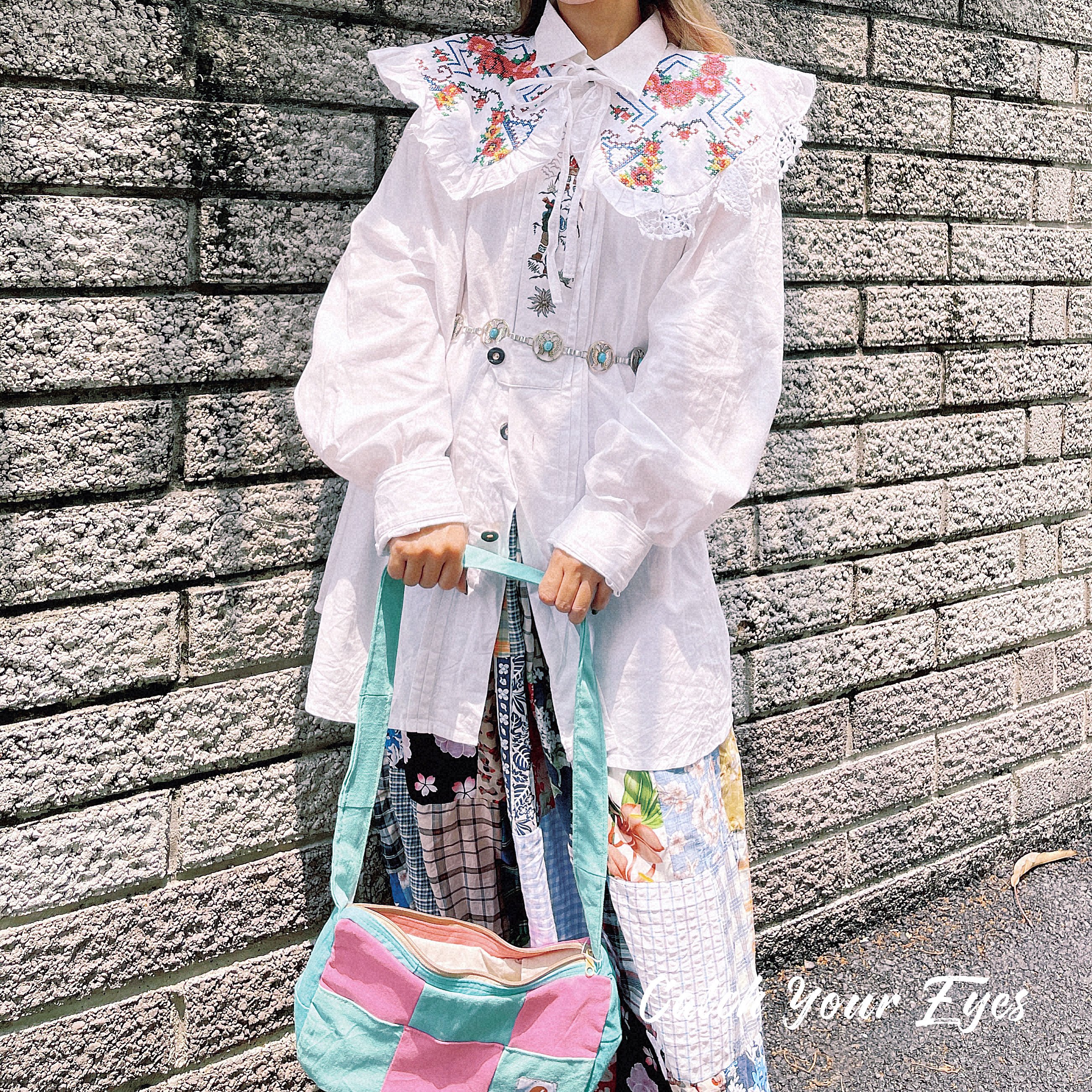 ✿眨眼有電✿ {M0015} 歐式茶巾改製領片