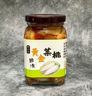 醋漬黃金菜桃(320公克)清爽脆口