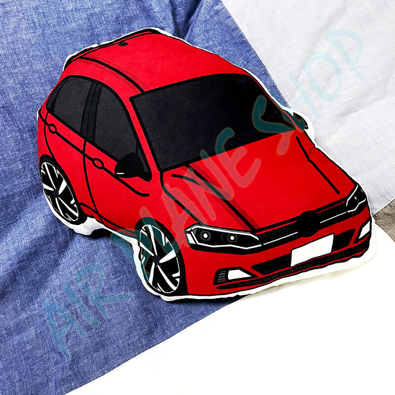 福斯polo抱枕 MK7抱枕 polo枕頭 造型抱枕 訂製