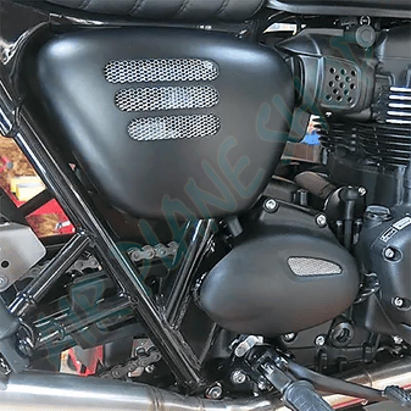 凱旋t100開孔側蓋 t120護蓋 streetTwin鰭片 t120側蓋