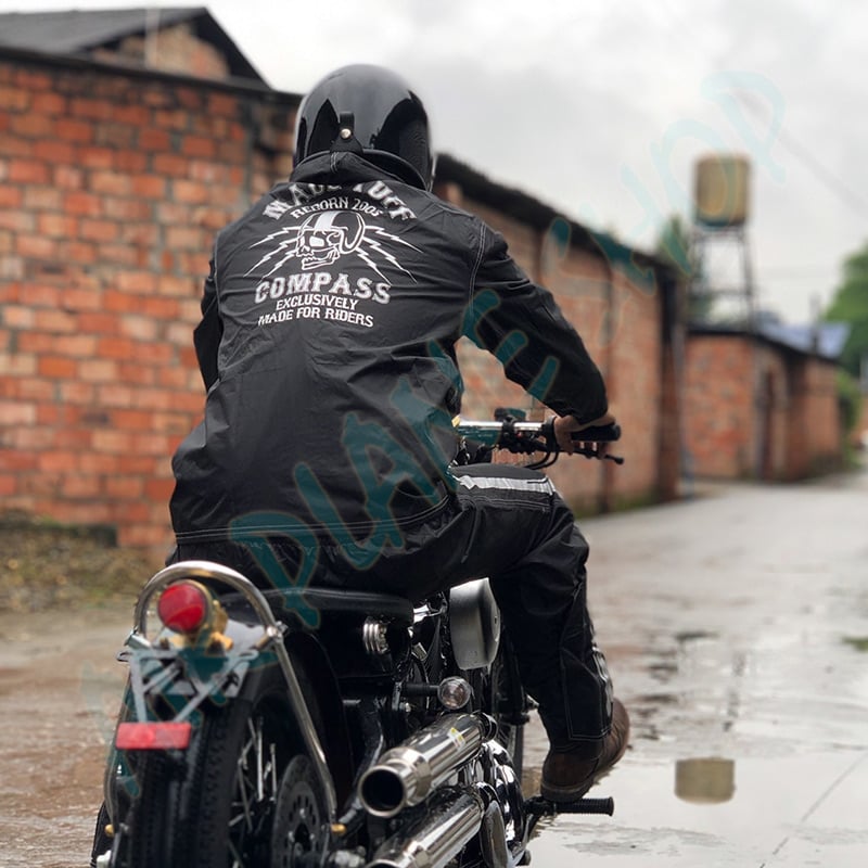 兩截式雨衣 復古擋車 兩截式雨衣 分截式雨衣 防水外套