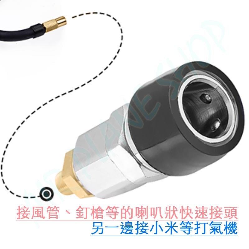 風管打氣快接頭 釘槍快接打氣 小米打氣機 米其林 殼牌 未來
