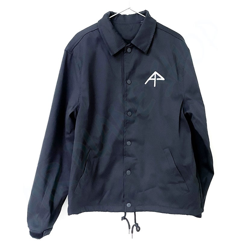 箭頭復古教練外套車衣 AP刺繡夾克 AP防風外套   機車衣 摩托車衣