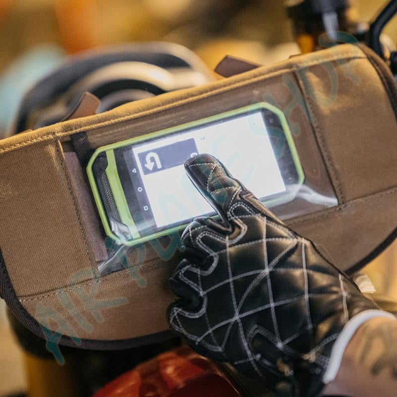 復古摩托車手把包 重機導航包 機車導航包 騎行包 凱旋導航支架